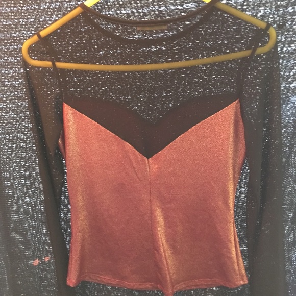 Womens sheer top - Picture 6 of 7